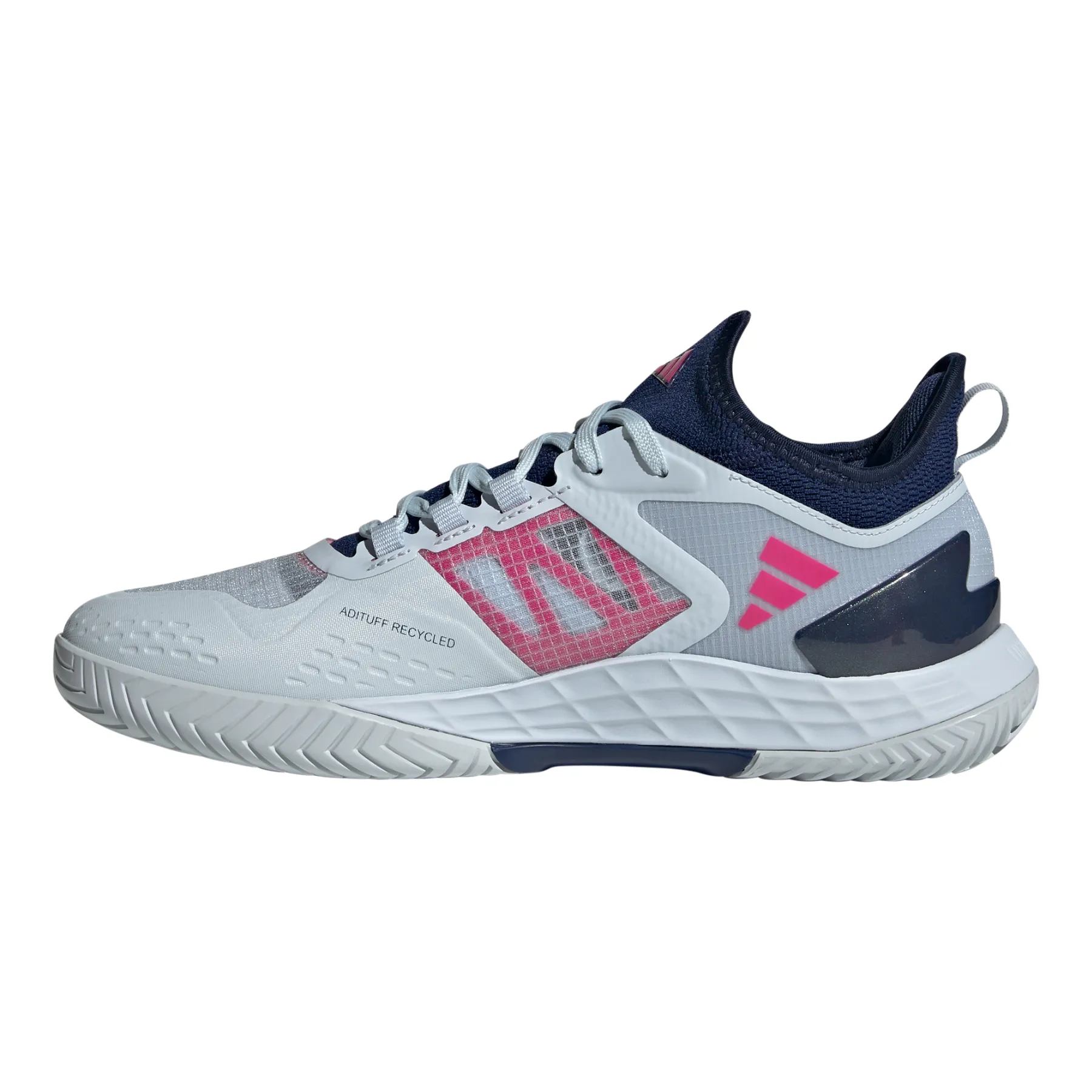 Adidas Adizero Ubersonic 4.1 Men Tennis Shoes - Halo Blue/Dark Blue/Team Shock Pink