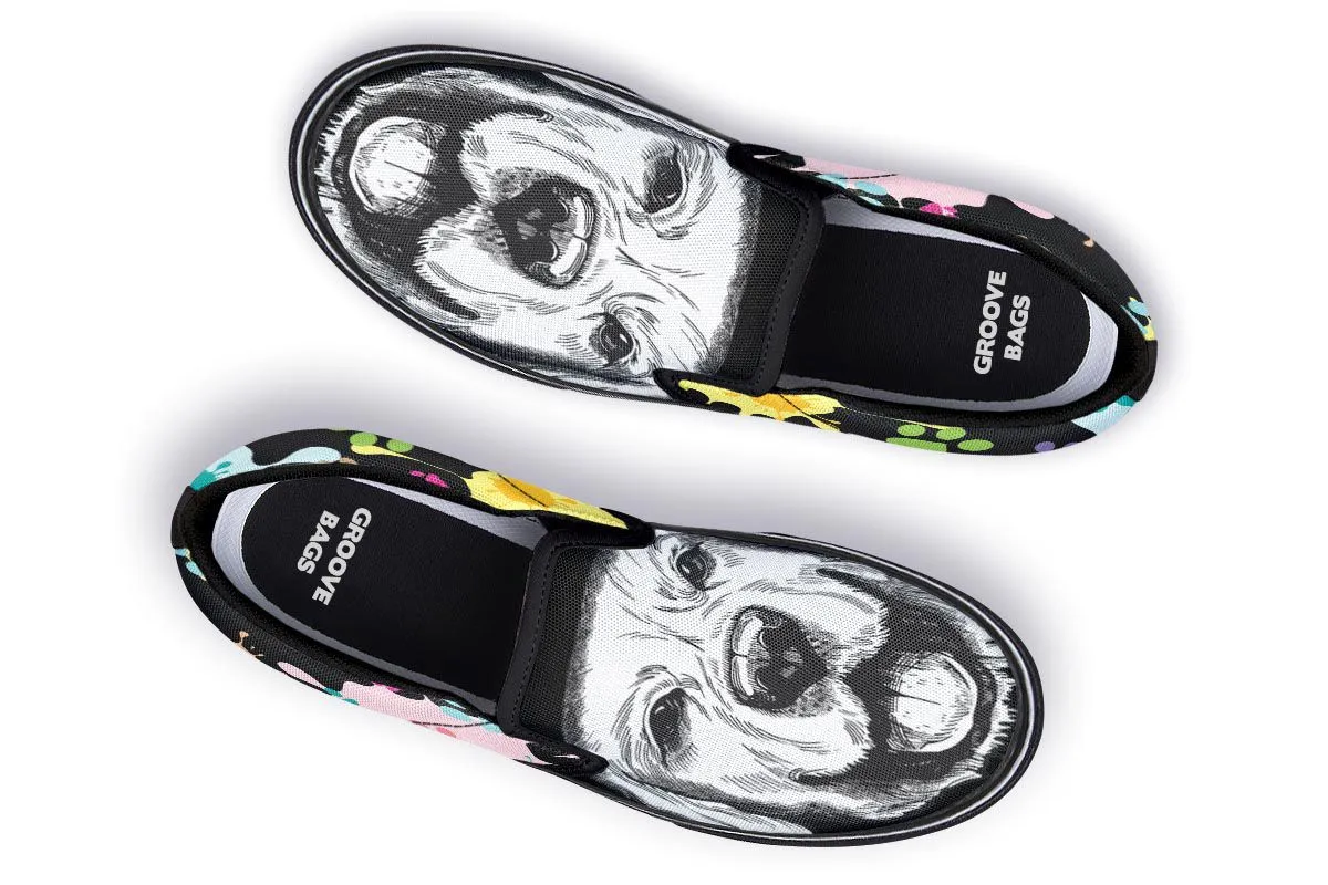 Artsy Labrador Slip-On Shoes