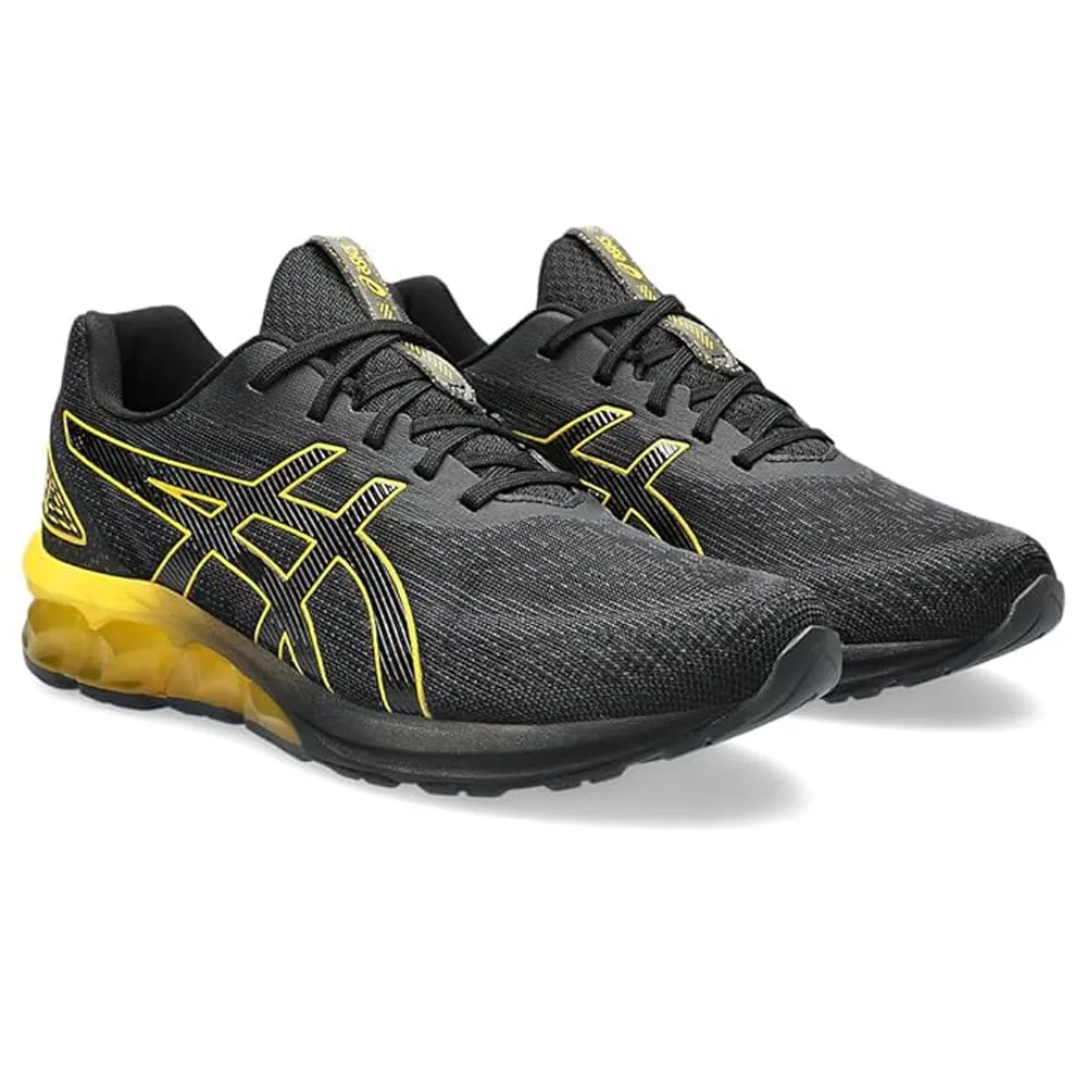 ASICS GEL QUANTUM 128 VII (M) - (BLACK/ SAFFRON) RUNNING SHOES