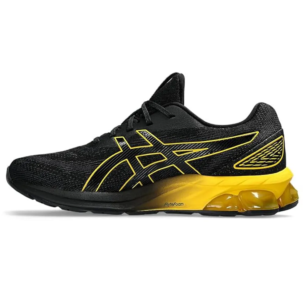 ASICS GEL QUANTUM 128 VII (M) - (BLACK/ SAFFRON) RUNNING SHOES