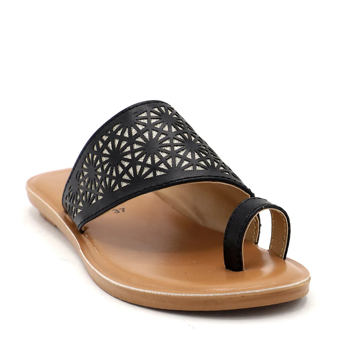 Black Casual Flip-Flop 002072