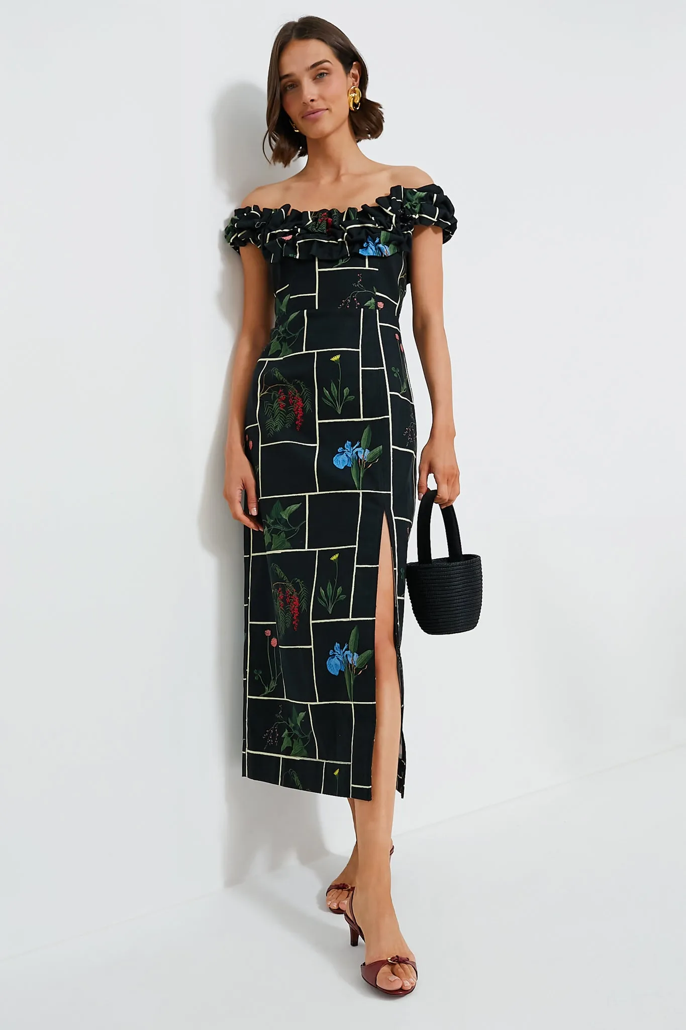 Black Fresher Buds Suze Dress