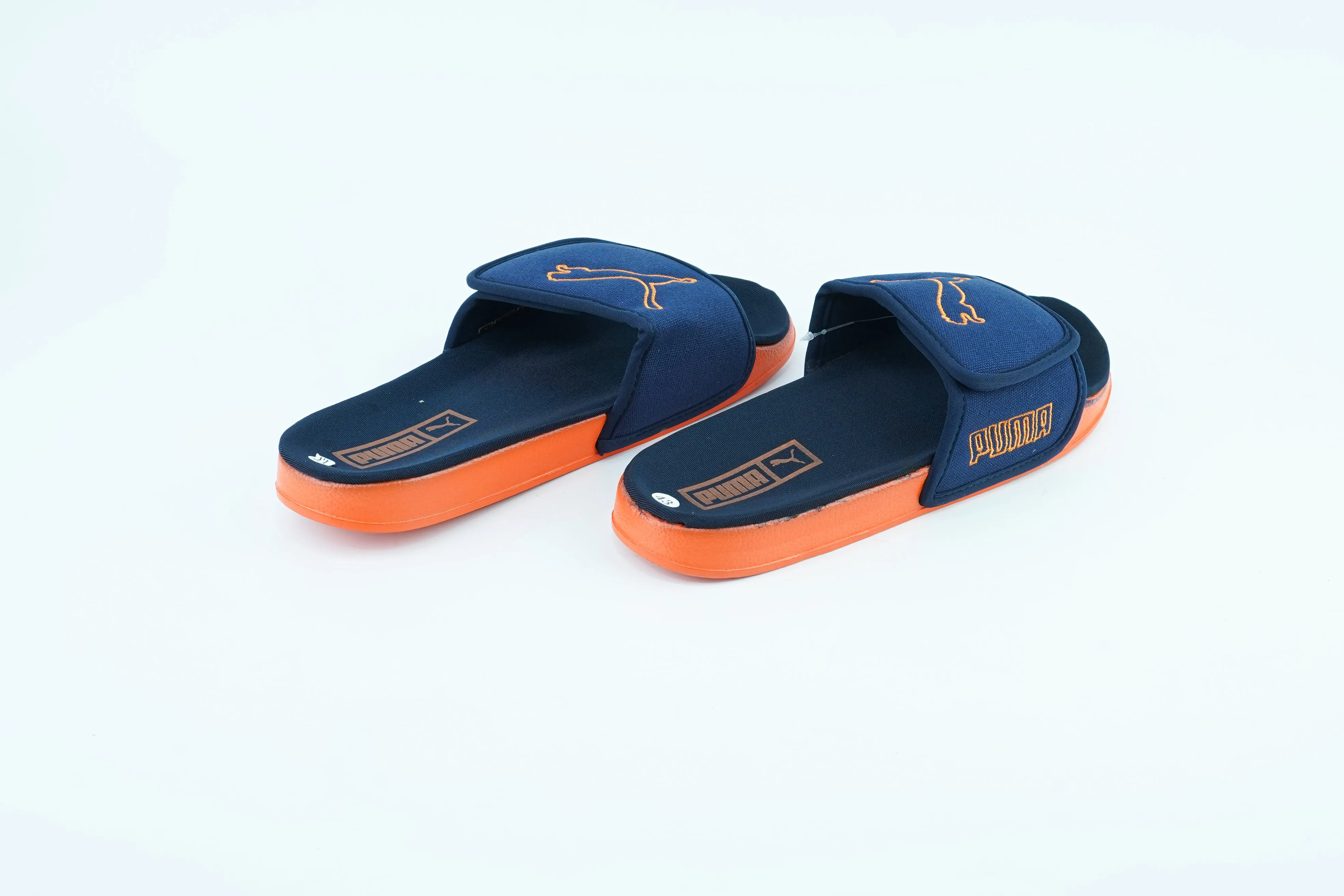 Blue and Black Puma casual Slippers For Men