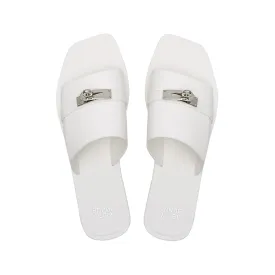 Colt Rich Flat Sandals White