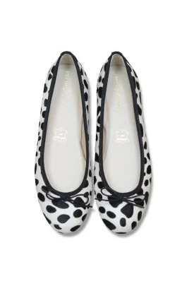 Dalmatian Print Flats