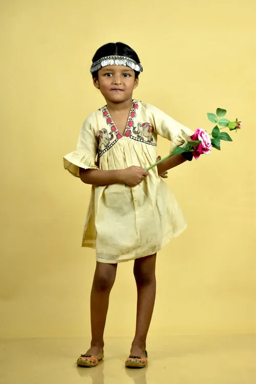 Diorama Designs "Innocence" Handpainted Kids Frock