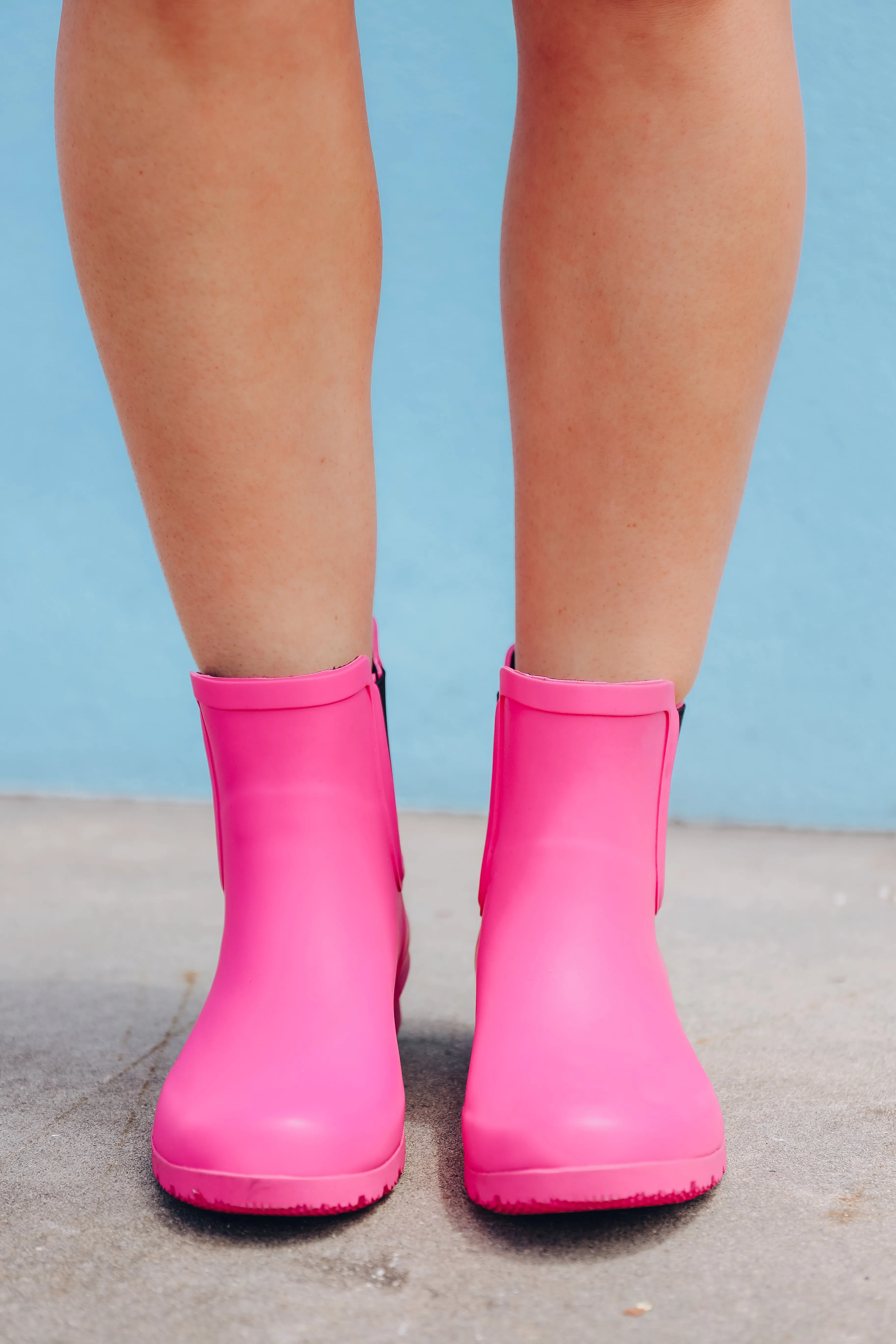 Dixie Ankle Rain Boots by Roma - Magenta- FINAL SALE - Size 6