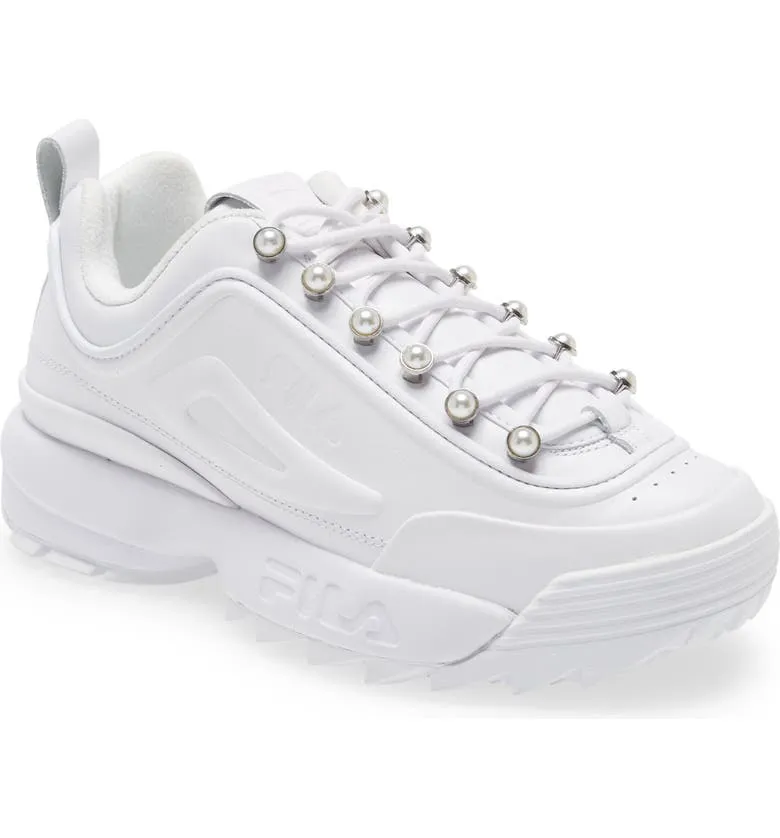 Fila Disruptor Zero Pearl Sneakers - White