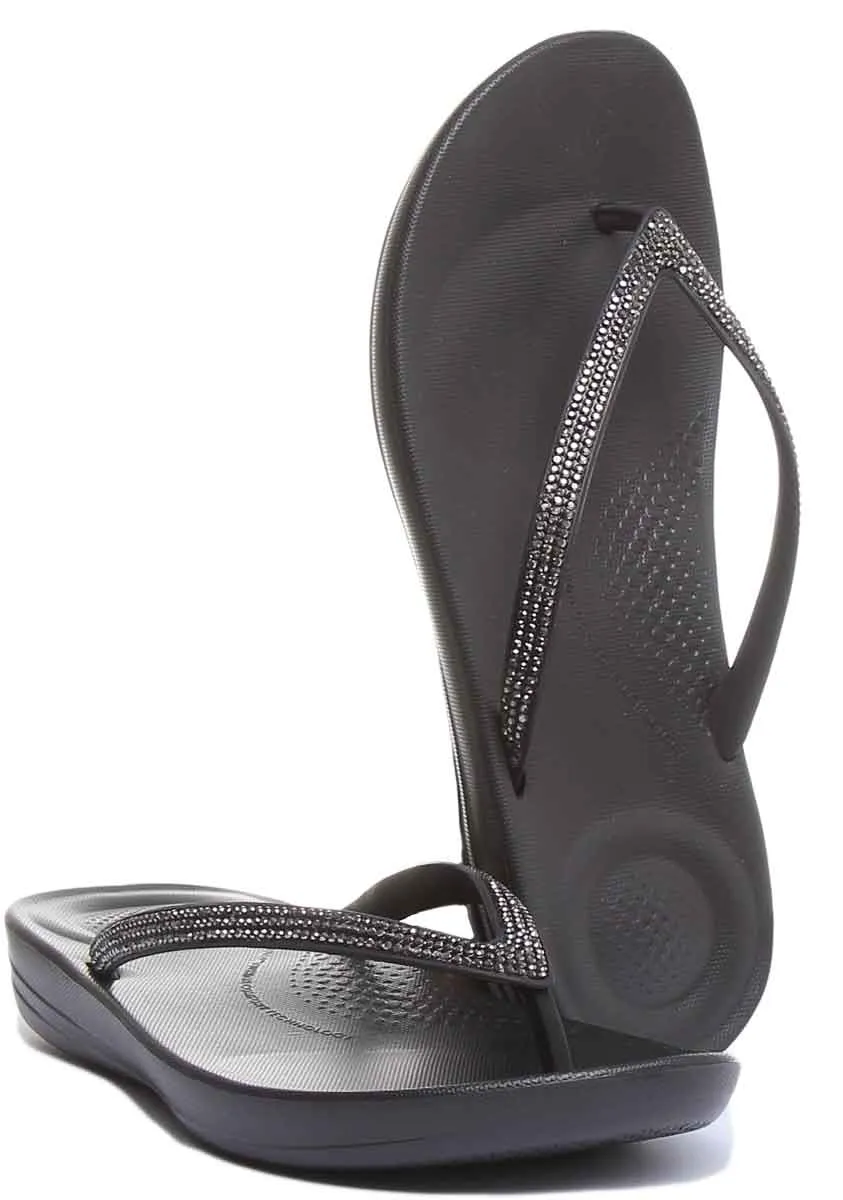 Fitflop Iquishion Sparkle In Black