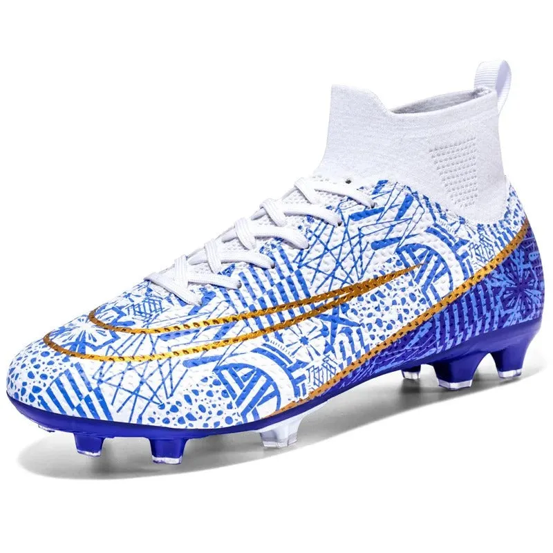 Football Cleats Professional High-Top Breathable Soccer Shoes | 23152