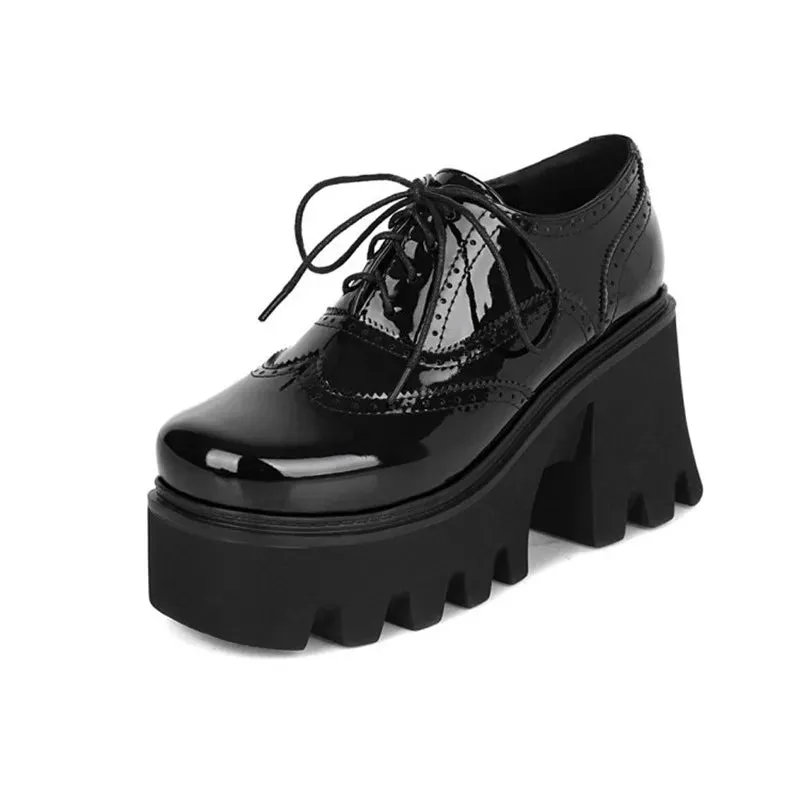 Funki Buys | Shoes | Women's British Walker Patent Platforms