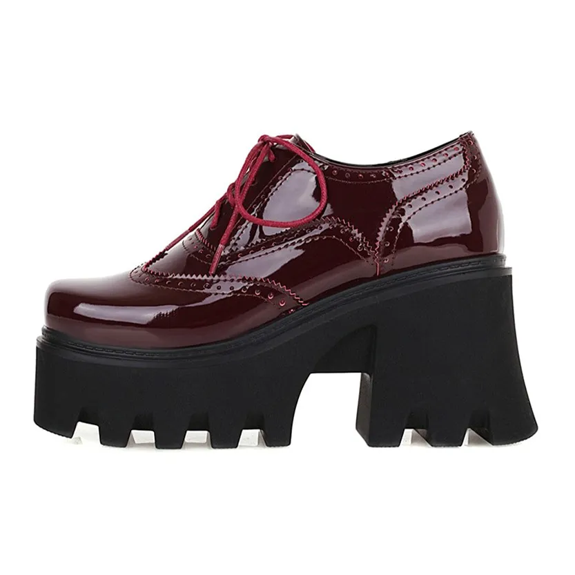 Funki Buys | Shoes | Women's British Walker Patent Platforms