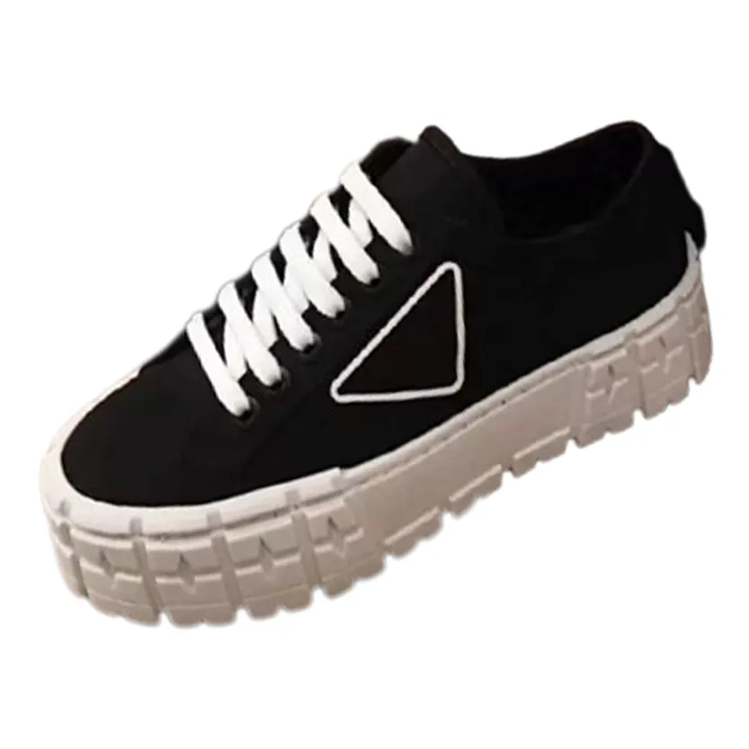 Funki Buys | Shoes | Women's Chunky Heeled Canvas Sneakers