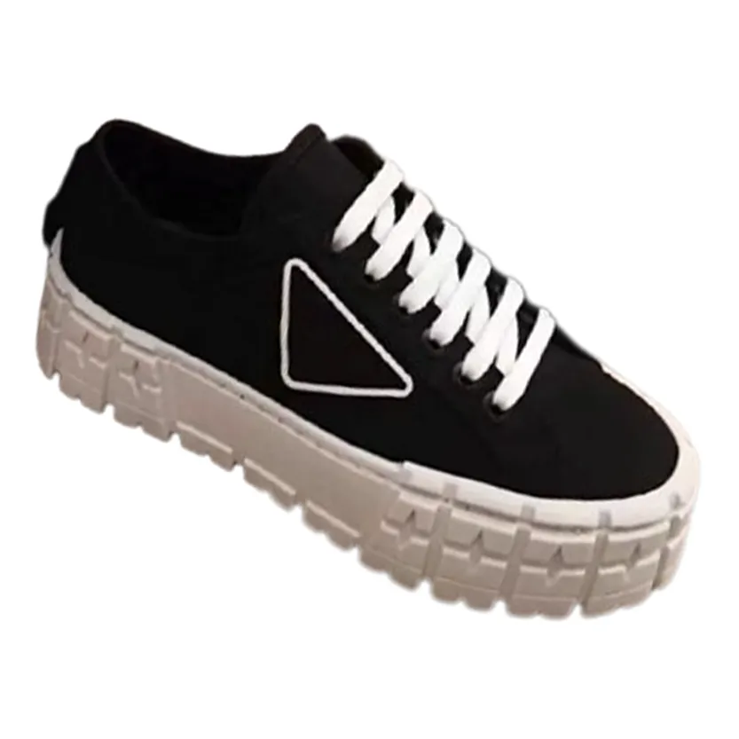 Funki Buys | Shoes | Women's Chunky Heeled Canvas Sneakers