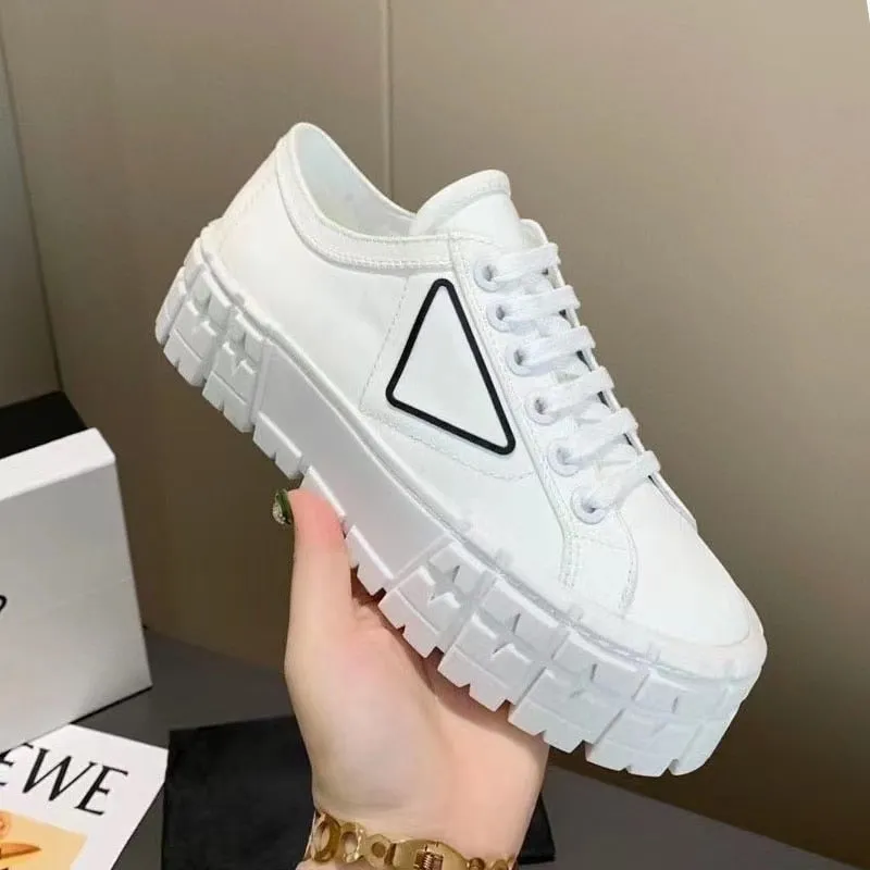 Funki Buys | Shoes | Women's Chunky Heeled Canvas Sneakers