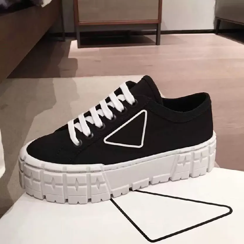 Funki Buys | Shoes | Women's Chunky Heeled Canvas Sneakers