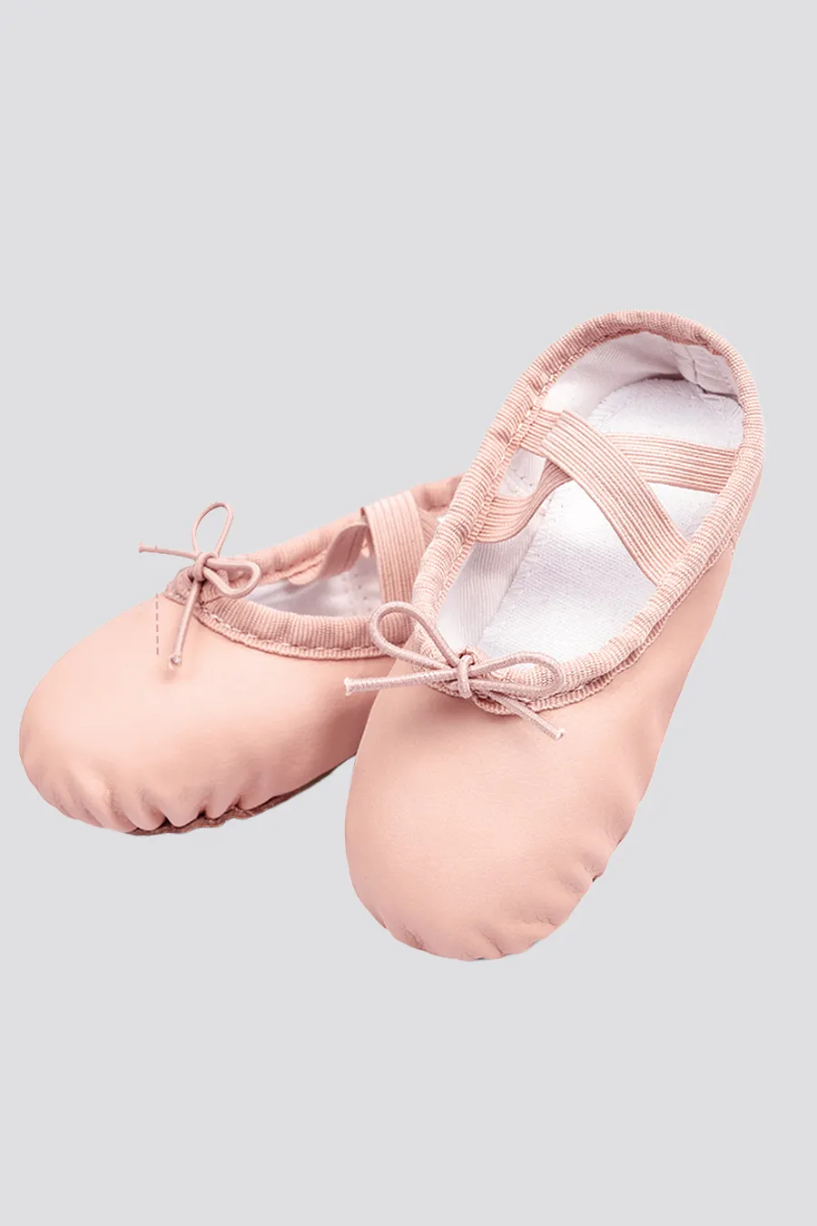 Girl's PU Leather Ballet Shoes (With Lace)