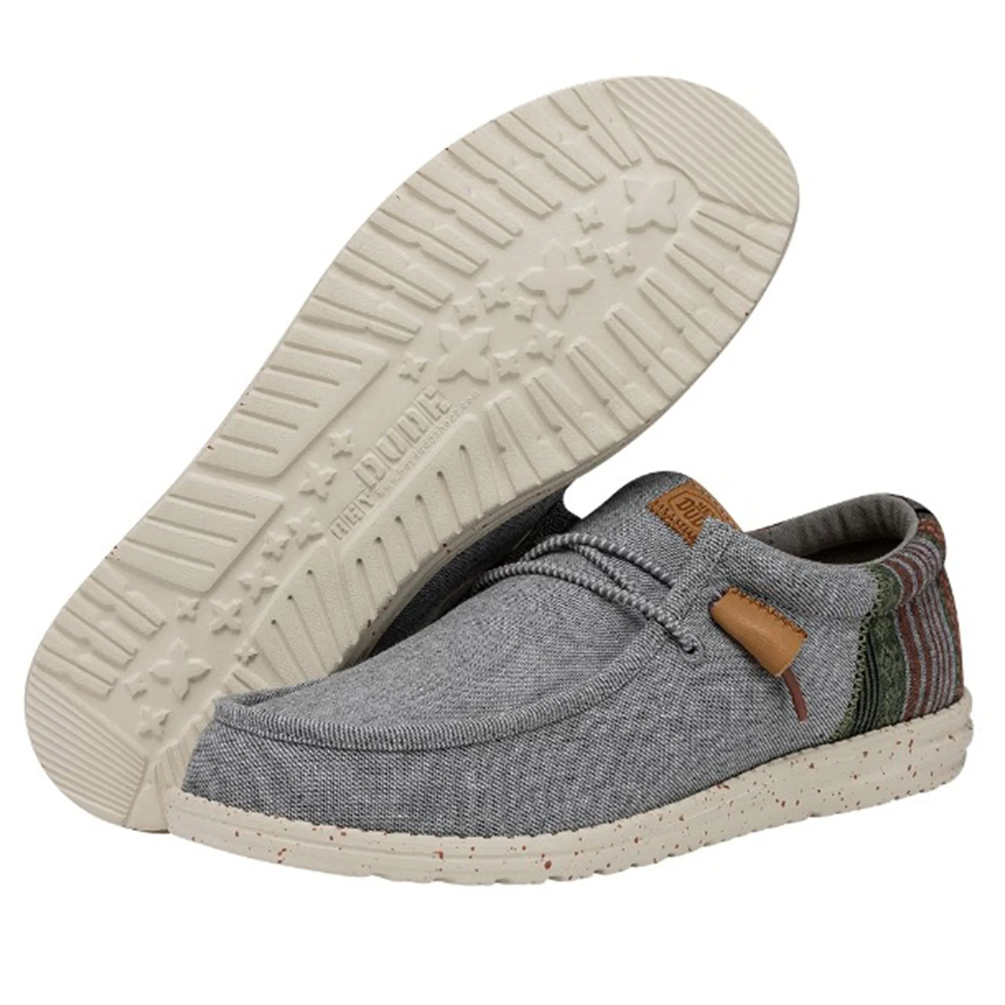 Hey Dude Wally Funk Baja Grey Shoes