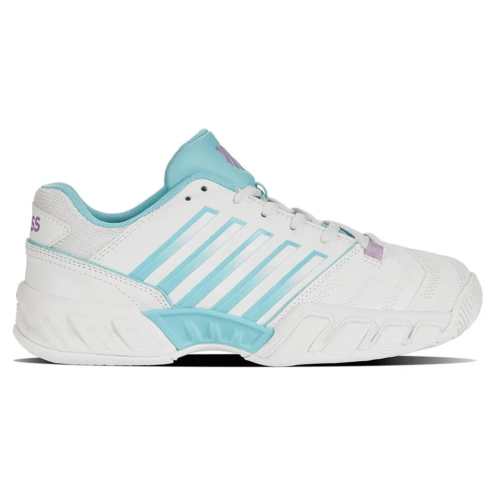 Juniors` Bigshot Light 4 Tennis Shoes Brilliant White and Angel Blue