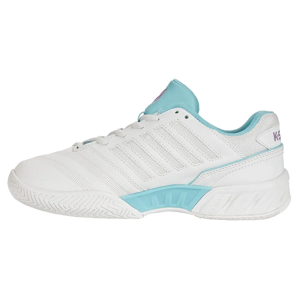 Juniors` Bigshot Light 4 Tennis Shoes Brilliant White and Angel Blue