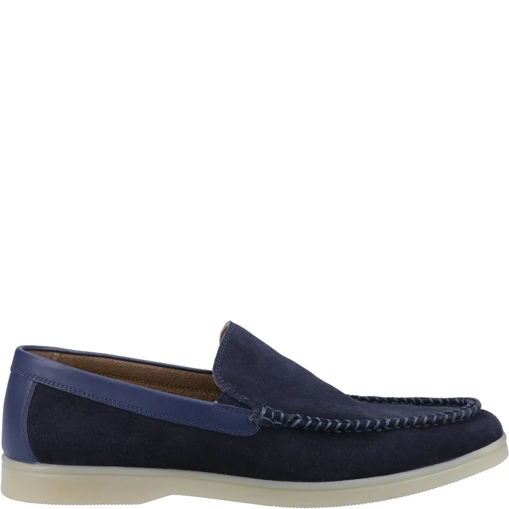 Navy Leon Slip On Shoes