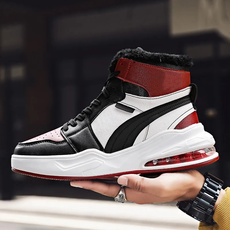 New trend fashion all cushion men's shoes high top board shoes basketball sneakers men's fashion shoes