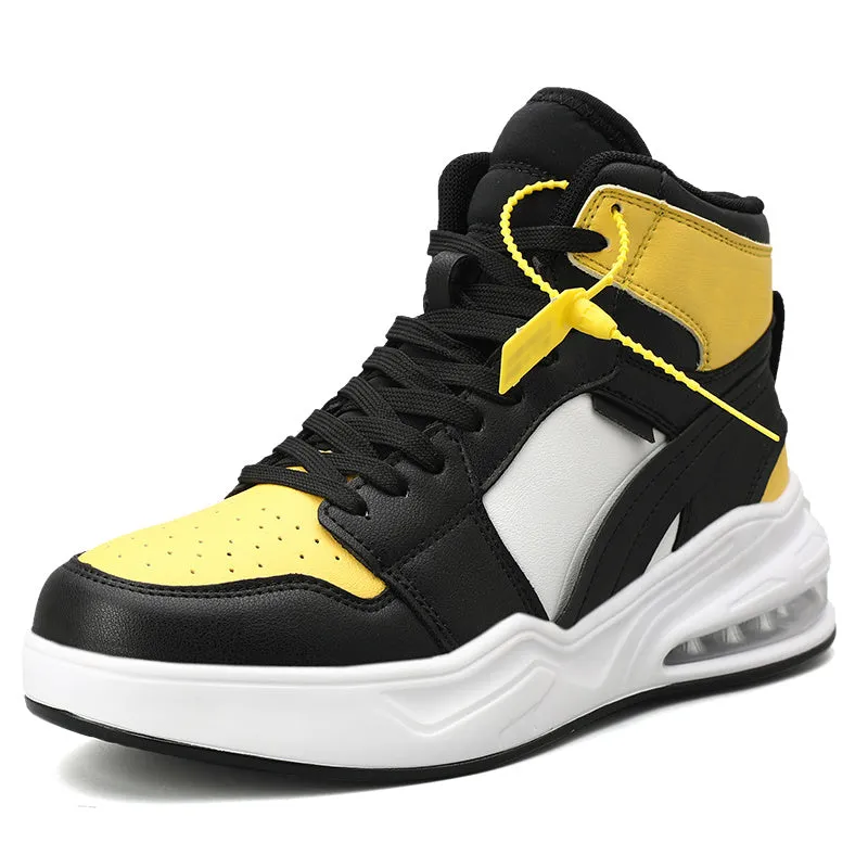 New trend fashion all cushion men's shoes high top board shoes basketball sneakers men's fashion shoes