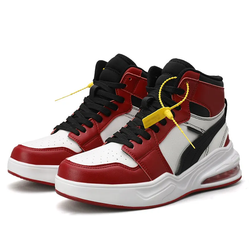 New trend fashion all cushion men's shoes high top board shoes basketball sneakers men's fashion shoes