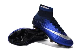 Nike Mercurial Superfly CR7 Chapter 2 FG- Deep Royal Blue/ Metallic Silver/ Racer Blue