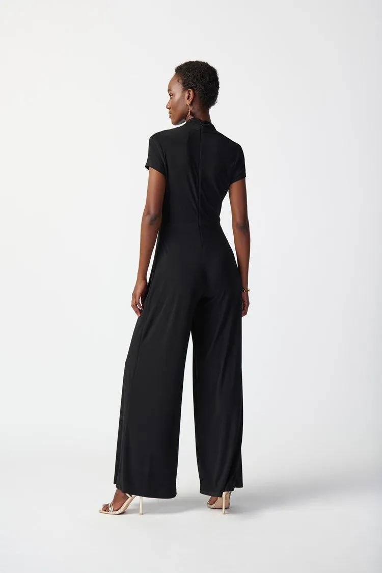 Olivia Joseph Ribkoff Silky Knit Wide-Leg Jumpsuit