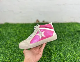 Pualina Hot Pink High Top Sneaker