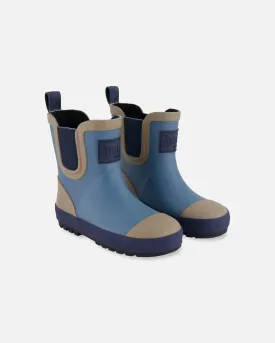 Short Rain Boots Blue