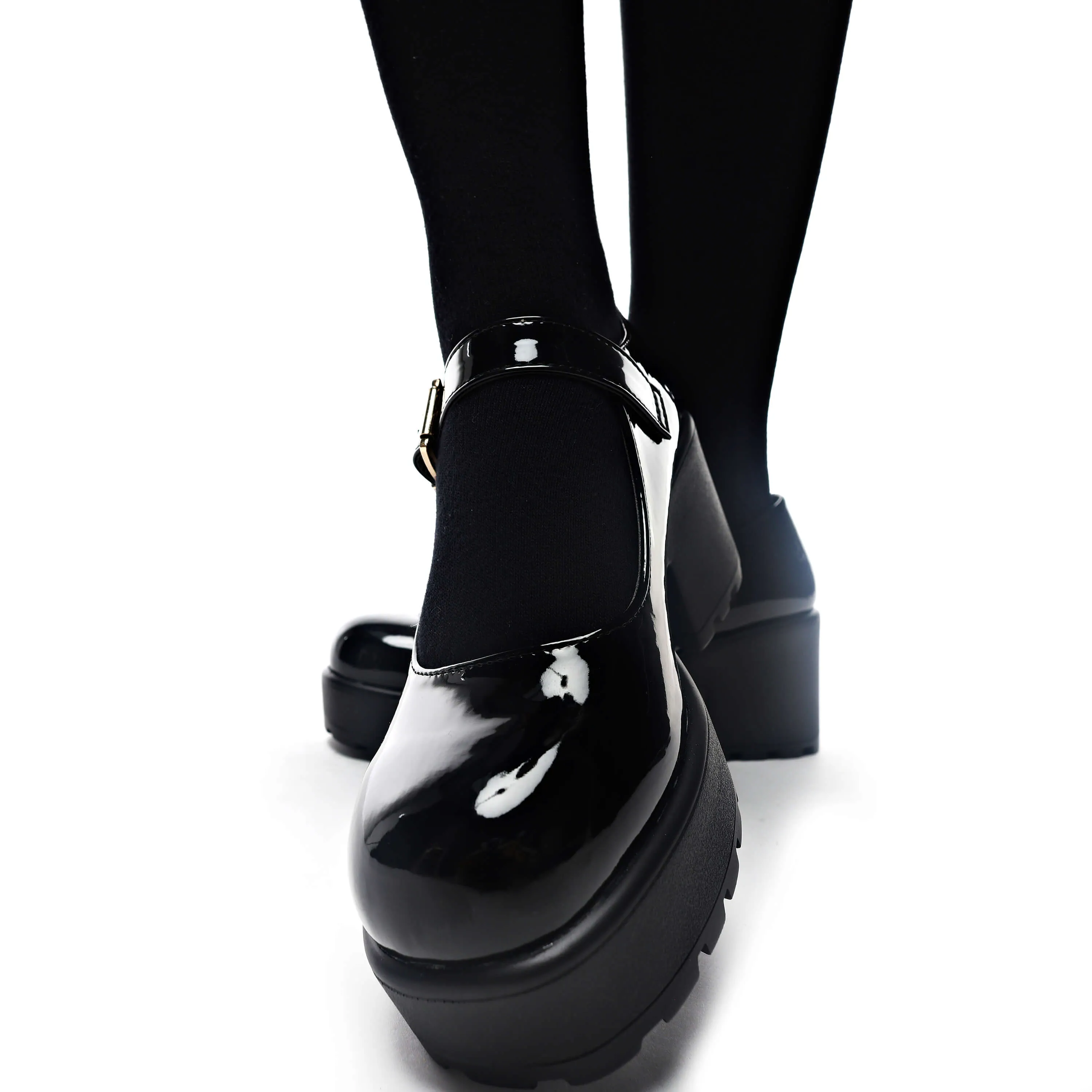 TIRA Black Mary Jane Shoes 'Patent Edition'