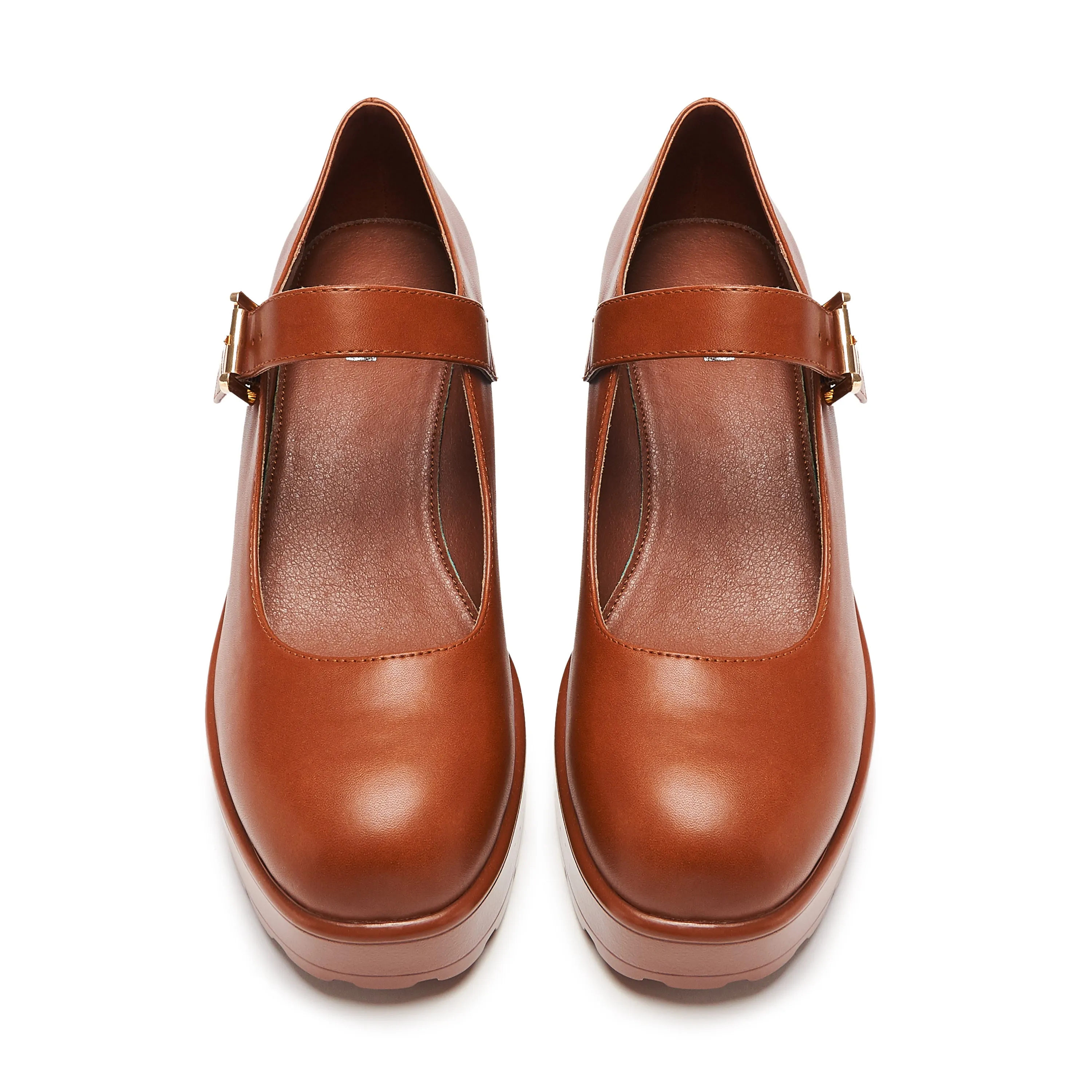 Tira Mary Janes 'Acorn Brown Edition'