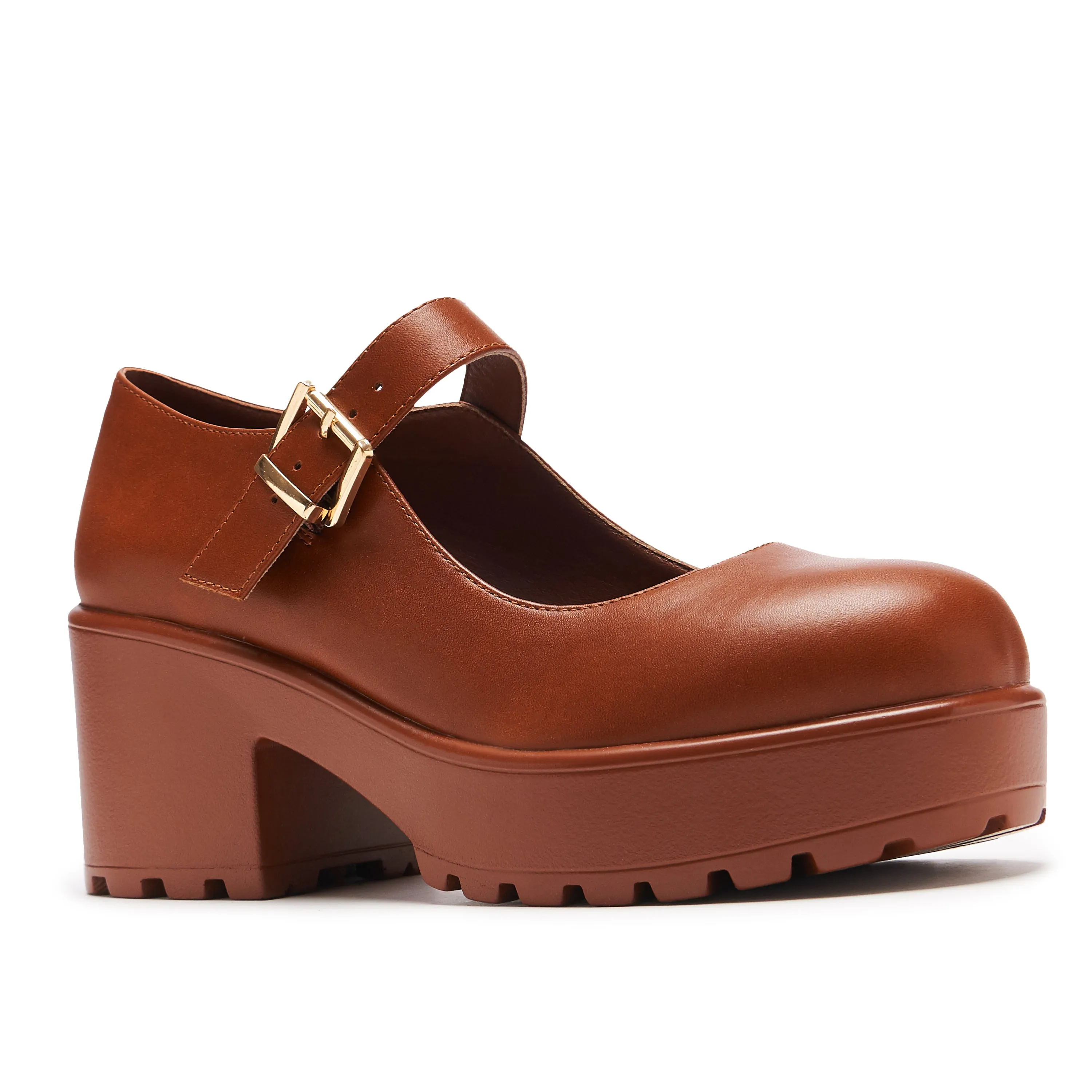 Tira Mary Janes 'Acorn Brown Edition'