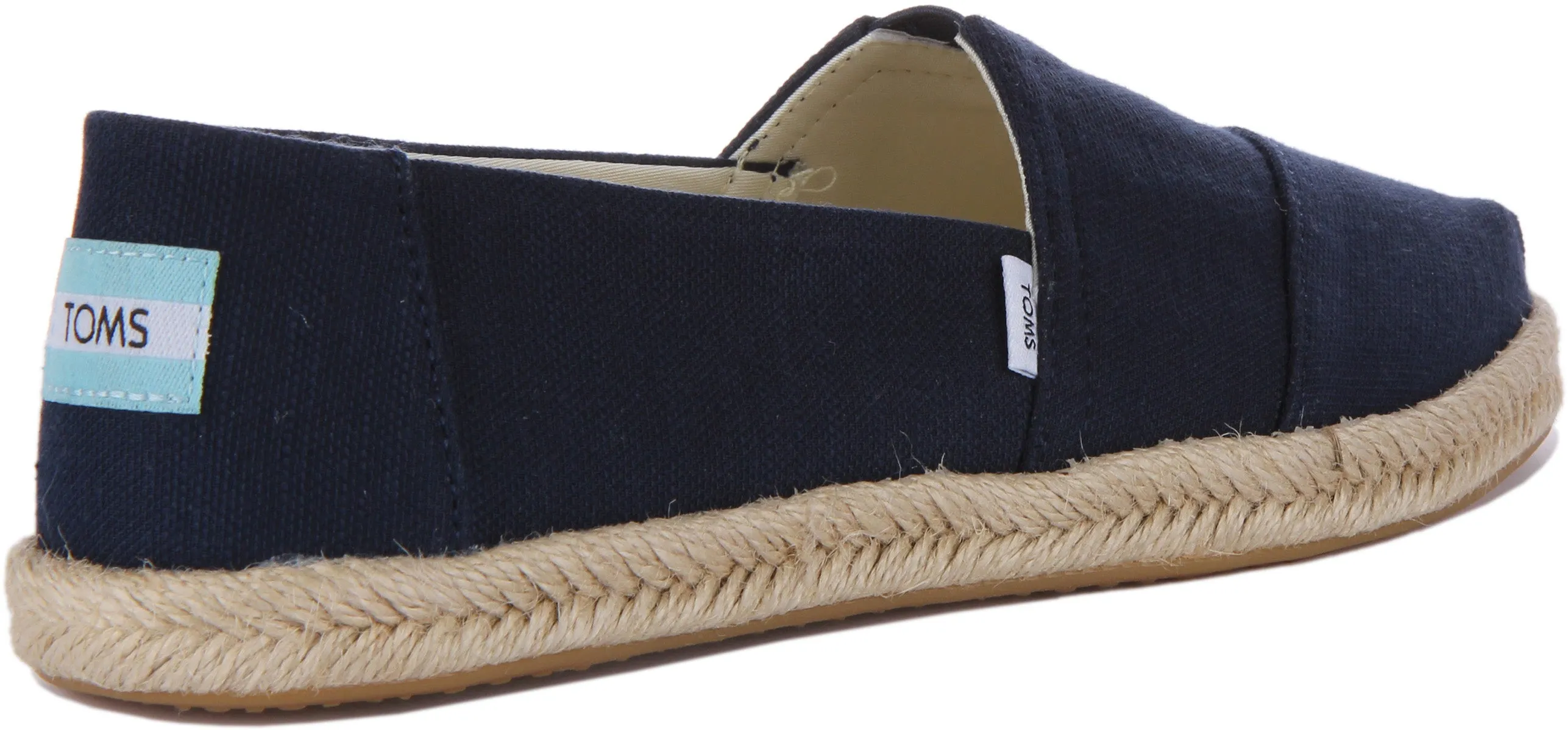 Toms Alpargata Recycled Rope In Navy For Women